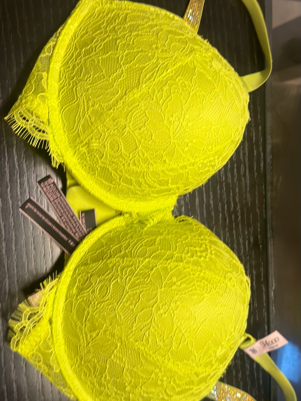Victoria Secret Brasiers - couple - Yellow & Light Blue size 34DDD